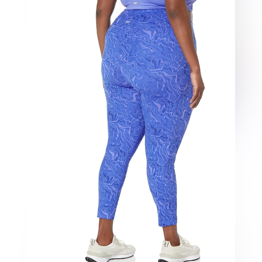 Amazon Essentials Blue Patterned Leggings - Picture 2 of 6